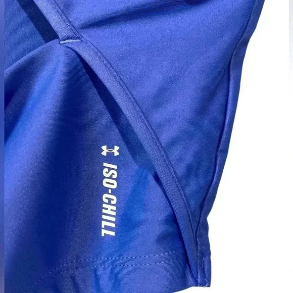 NWOT Under Armour, Blue Racerback Camisole Heat Gear, Small πββοΈββ‘οΈ - Picture 7 of 8